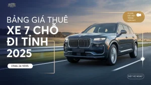 Thuê Xe Du Lịch 7 Chỗ Tại Cam Ranh Có Tài Xế - Hoàng Long Travel