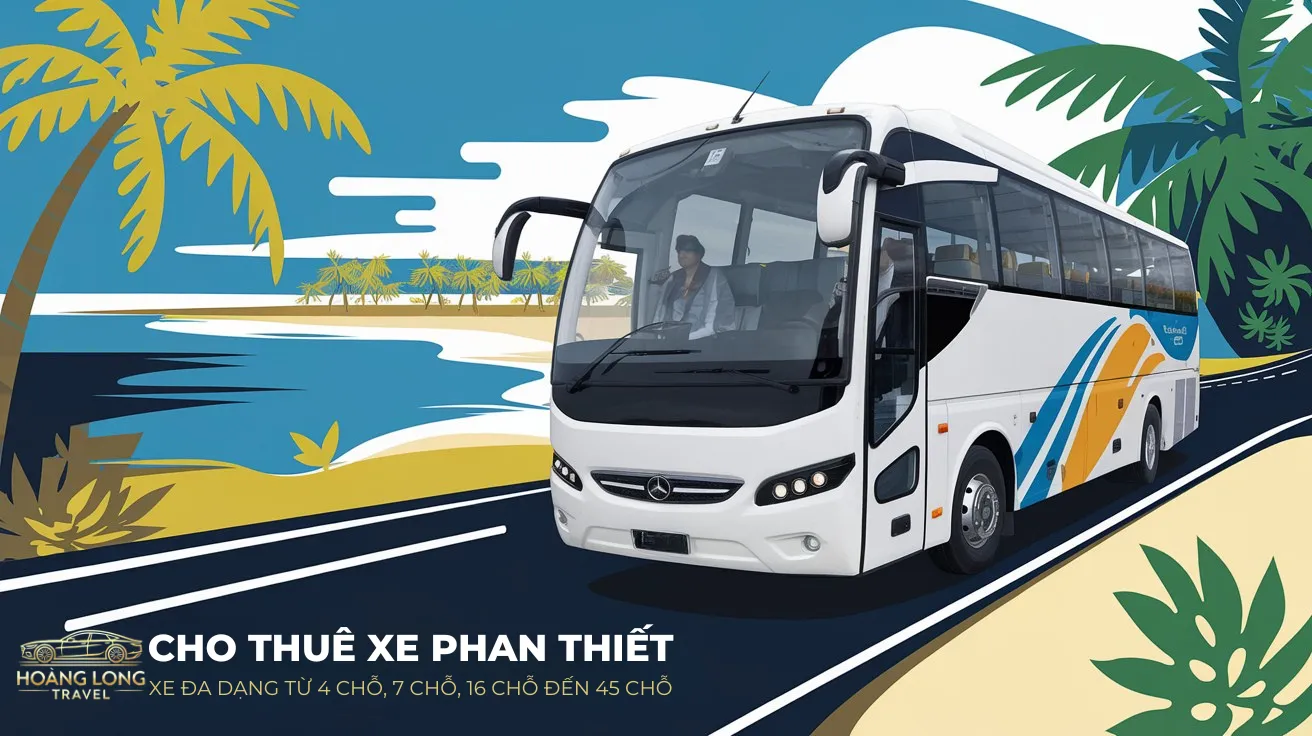 Chúng tôi cung cấp dịch vụ cho thuê xe Phan Thiết các dòng xe đa dạng từ 4 chỗ, 7 chỗ, 16 chỗ đến 45 chỗ, phục vụ nhu cầu đi lại trong nội thành, các điểm du lịch lân cận hoặc hợp đồng thuê xe dài hạn.