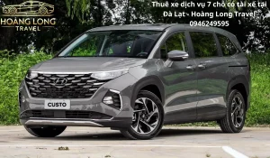 Xe Dịch Vụ 7 Chỗ Có Tài Xế Tại Đà Lạt - Hoàng Long Travel