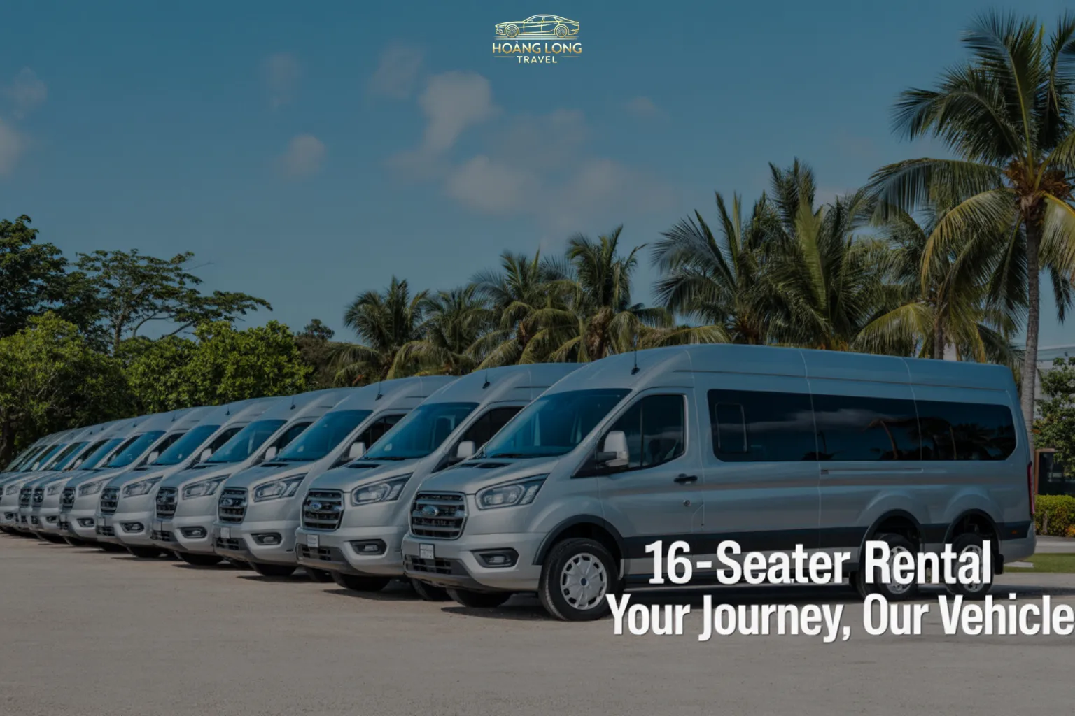 Xe 7–16 chỗ phục vụ đoàn khách, gia đình đi tour Hà Tiên – giá hợp lý. Có sẵn nước uống, máy lạnh, nội thất sạch đẹp – thoải mái như xe nhà.